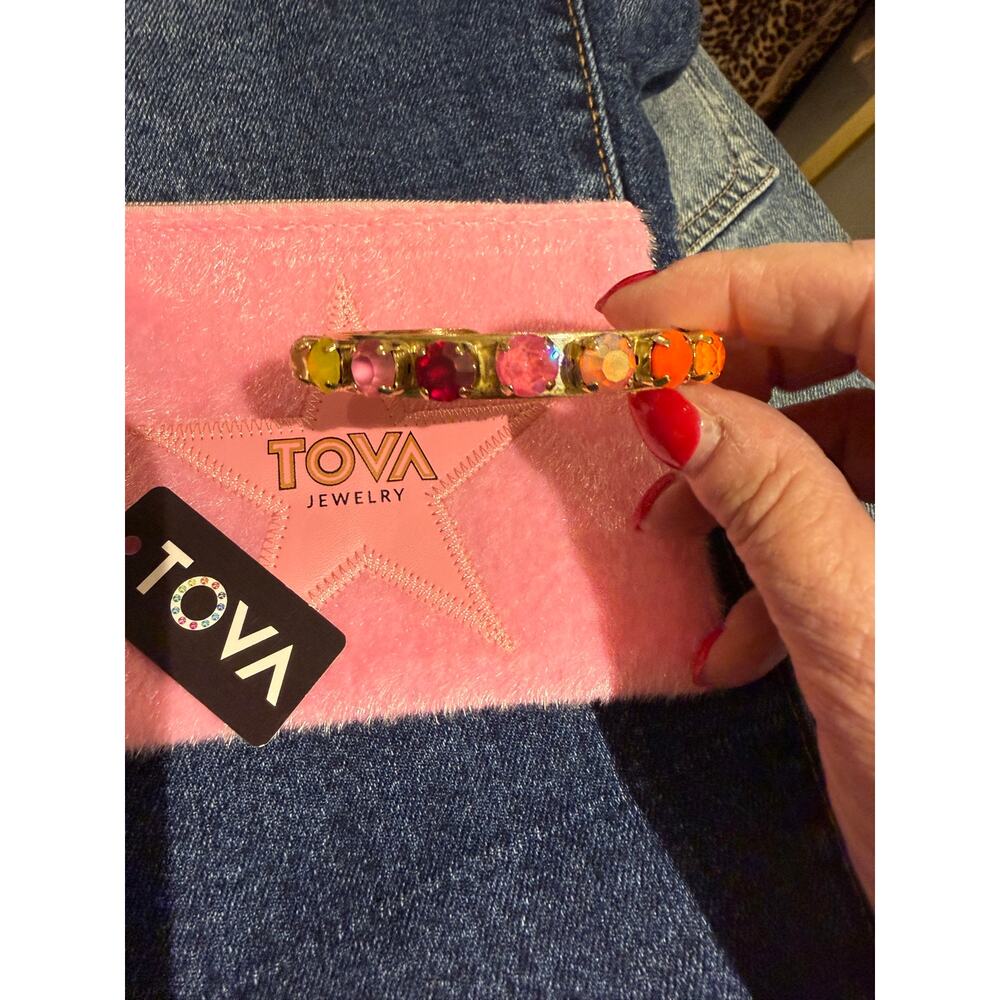 TOVA Kiki Cuff in Ombre Pink Multicolor NWT - Picture 4 of 13
